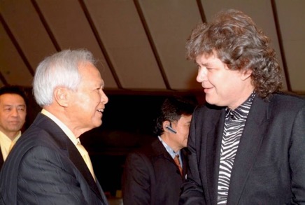 With former Prime Minister, Statesman and President of the Privy Council HE General Prem Tinsulanonda in Bangkok.jpg